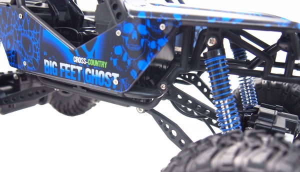 22218 CRAZY-CRAWLER 1:10 4WD RTR LED 1/2prop blau